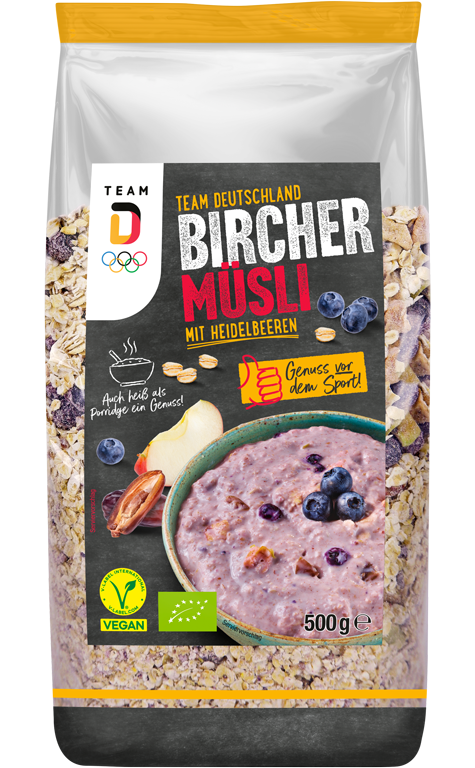 Olympia Team D Müsli EDEKA Georg, Bircher Müsli