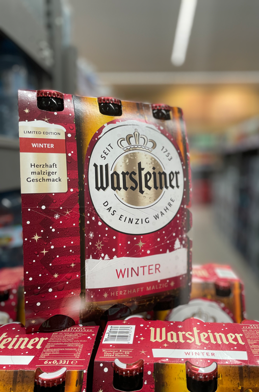 Warsteiner Winterbier 6er Träger