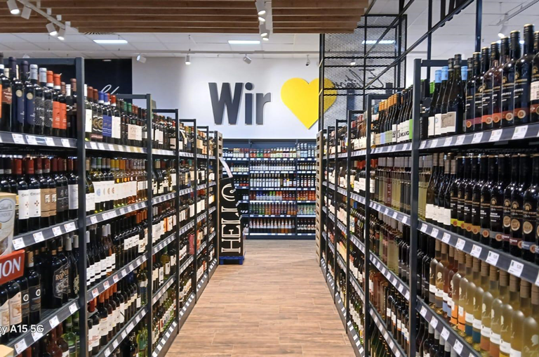 Die neue Weinabteilung in Idstein