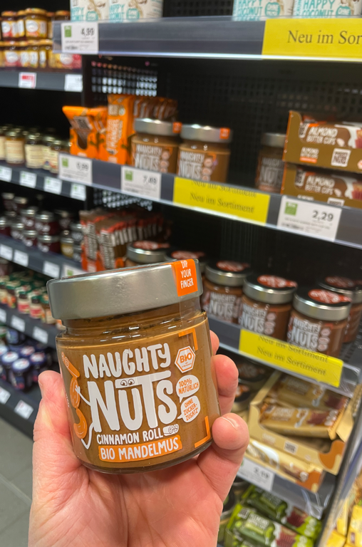 Das Naughty Nuts Bio-Mandelmus