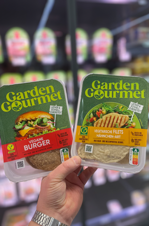 Garden Gourmet vegetarische Filets Hähnchen-Art und vegane Burger