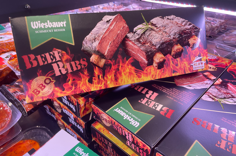 Wiebauer Beefribs aus der Kühlung