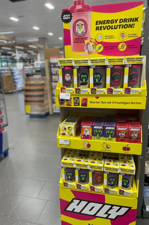 Holy Aufsteller im Idsteiner EDEKA Georg