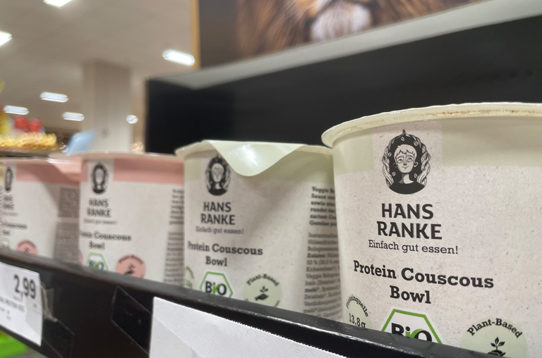 Hans Ranke Bowls - neue Produkte aus Die Höhle der Löwen, Detailaufnahme im Georg-Markt
