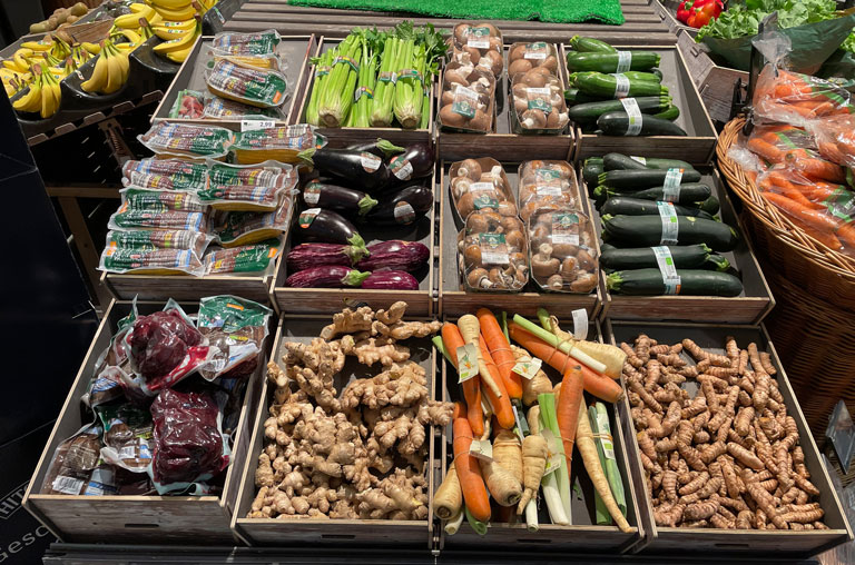 Gemüsevielfalt im Markt