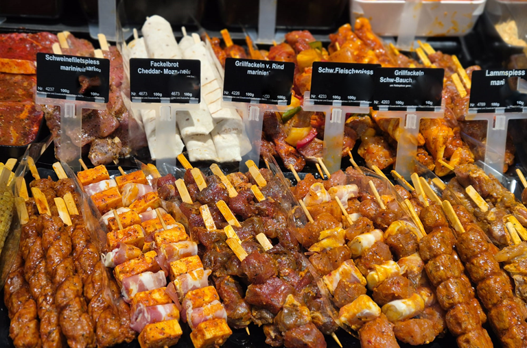 Fleischvielfalt im Markt