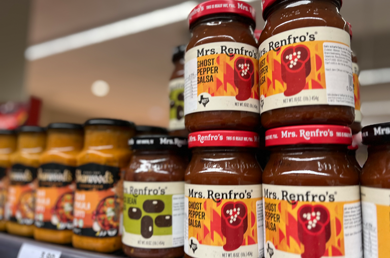 EDEKA Georg internationales Sortiment; Mrs Renfro's Ghost Pepper Salsa