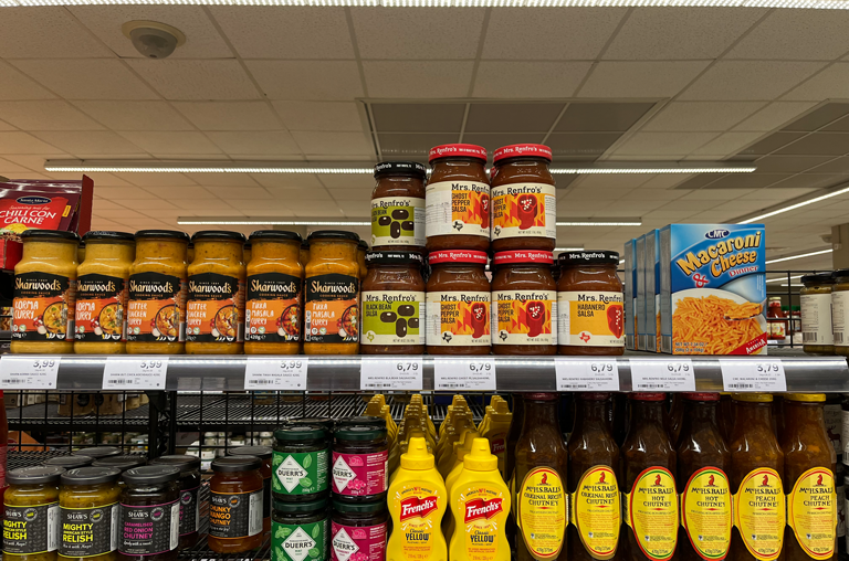 EDEKA Georg internationales Sortiment; Salso, Macaroni and Cheese, Relish und Co.