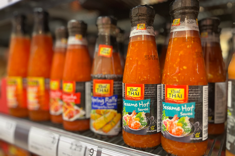 EDEKA Georg internationales Sortiment; Thai Sauce sesame hot