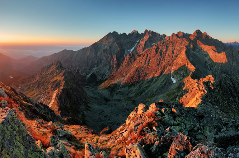 Die Rocky Mountains in Nordamerika