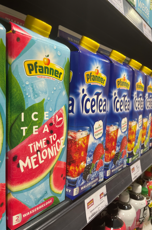 Pfanner Ice Tea EDEKA Georg