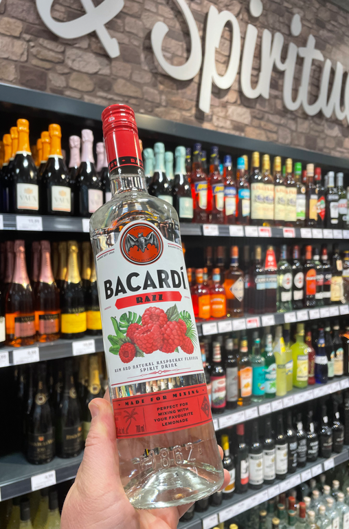 Bacardi Flaschen EDEKA Georg Riedberg