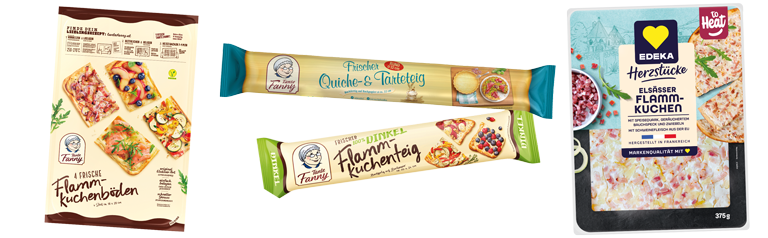 Flammkuchen und Quiche Produkte