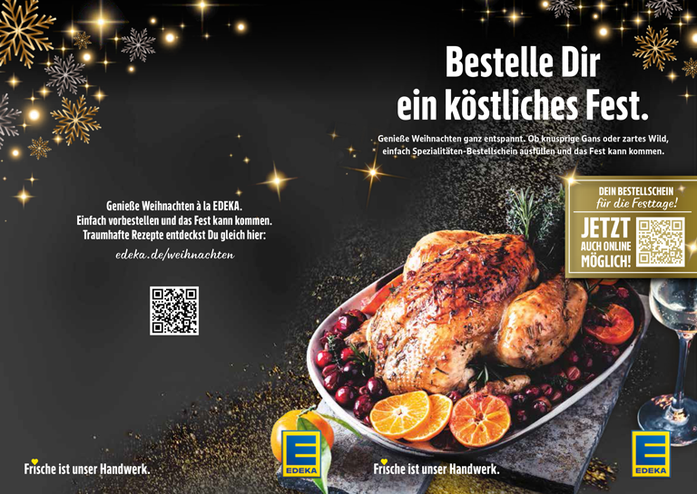 Bestellflyer EDEKA Bestellungen