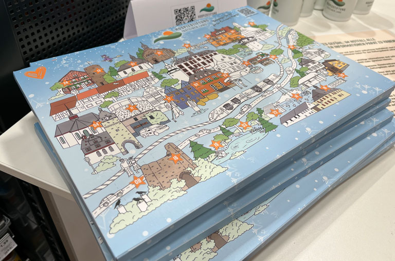 Adventskalender des Hospizdienstes Idsteiner Land bei EDEKA Georg