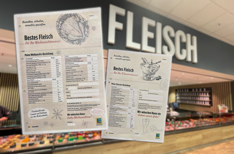 Bestellflyer EDEKA Bestellungen