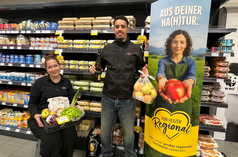 von Herzen regional EDEKA Georg, Mitarbeiter Riedberg