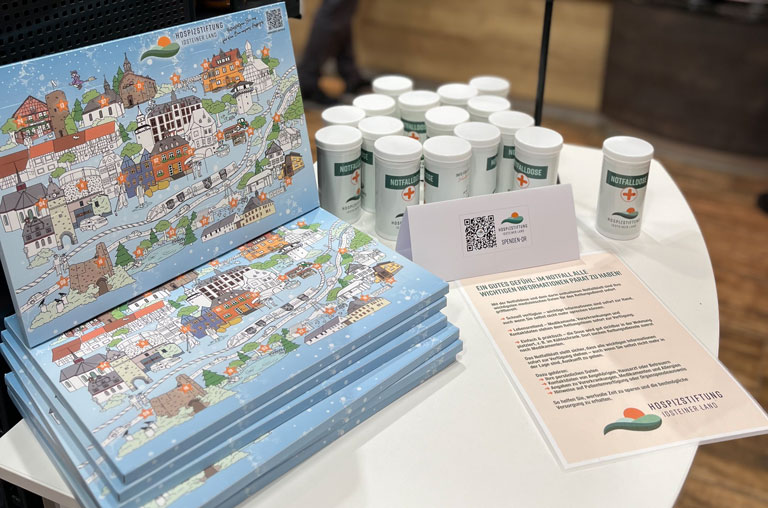 Adventskalender des Hospizdienstes Idsteiner Land bei EDEKA Georg