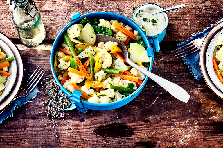 Gedünstetes Gemüse Rezeptbild EDEKA