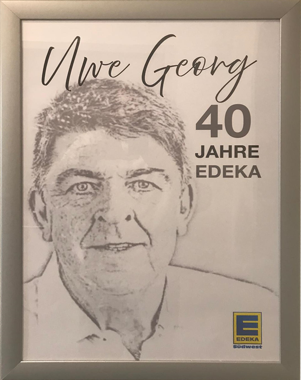 Bilderrahmen Uwe Georg 40 jahre