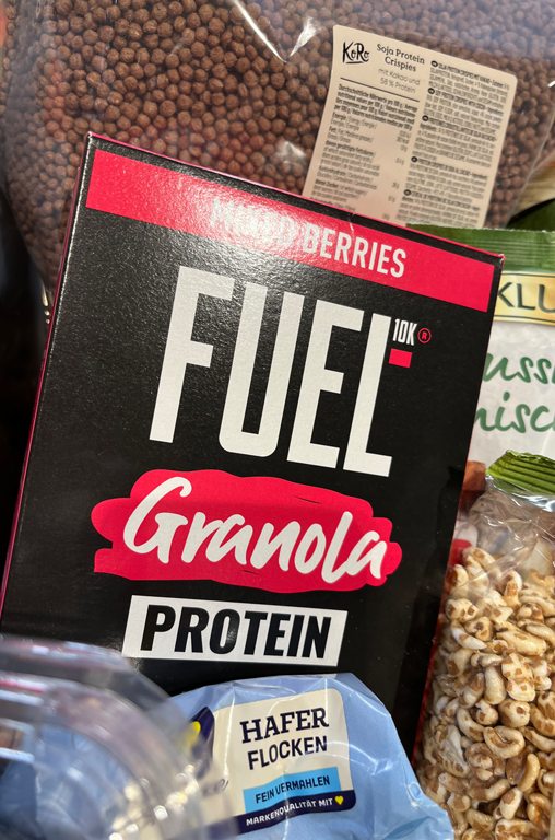 Fuel Granola Protein Müsli, Vielfalt bei EDEKA Georg