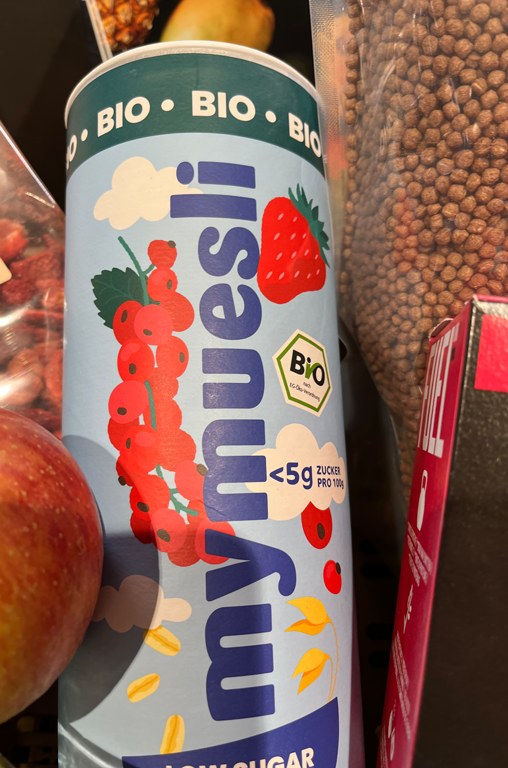 mymuesli Müsli, Vielfalt bei EDEKA Georg
