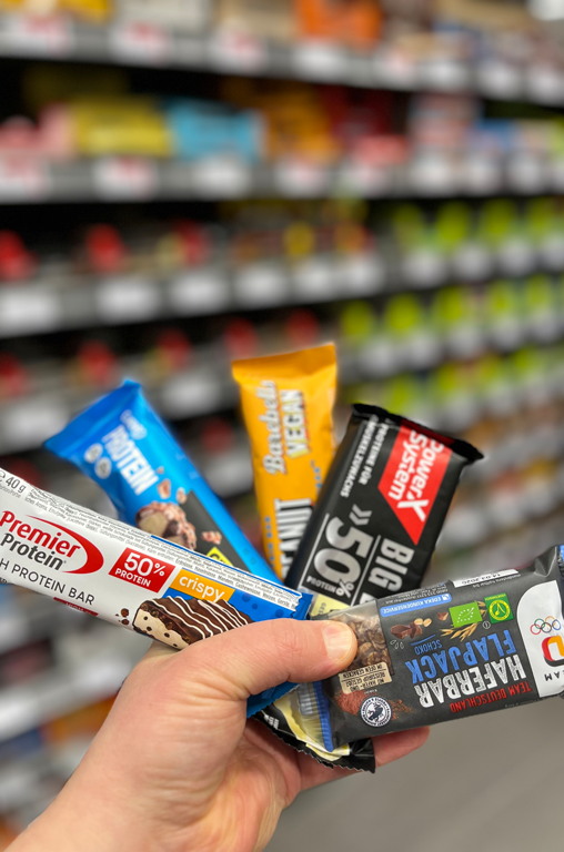 Functional Food EDEKA Georg verschiedene Riegel