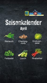 Saisonkalender April